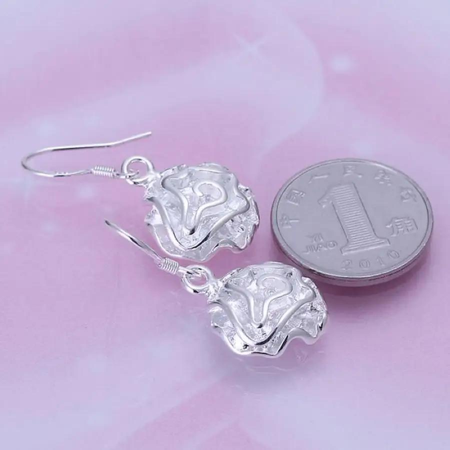 Top Quality Fashion   Copper Earrings For Women Lady Girl Wedding  Flower Jewelry  Cute Party