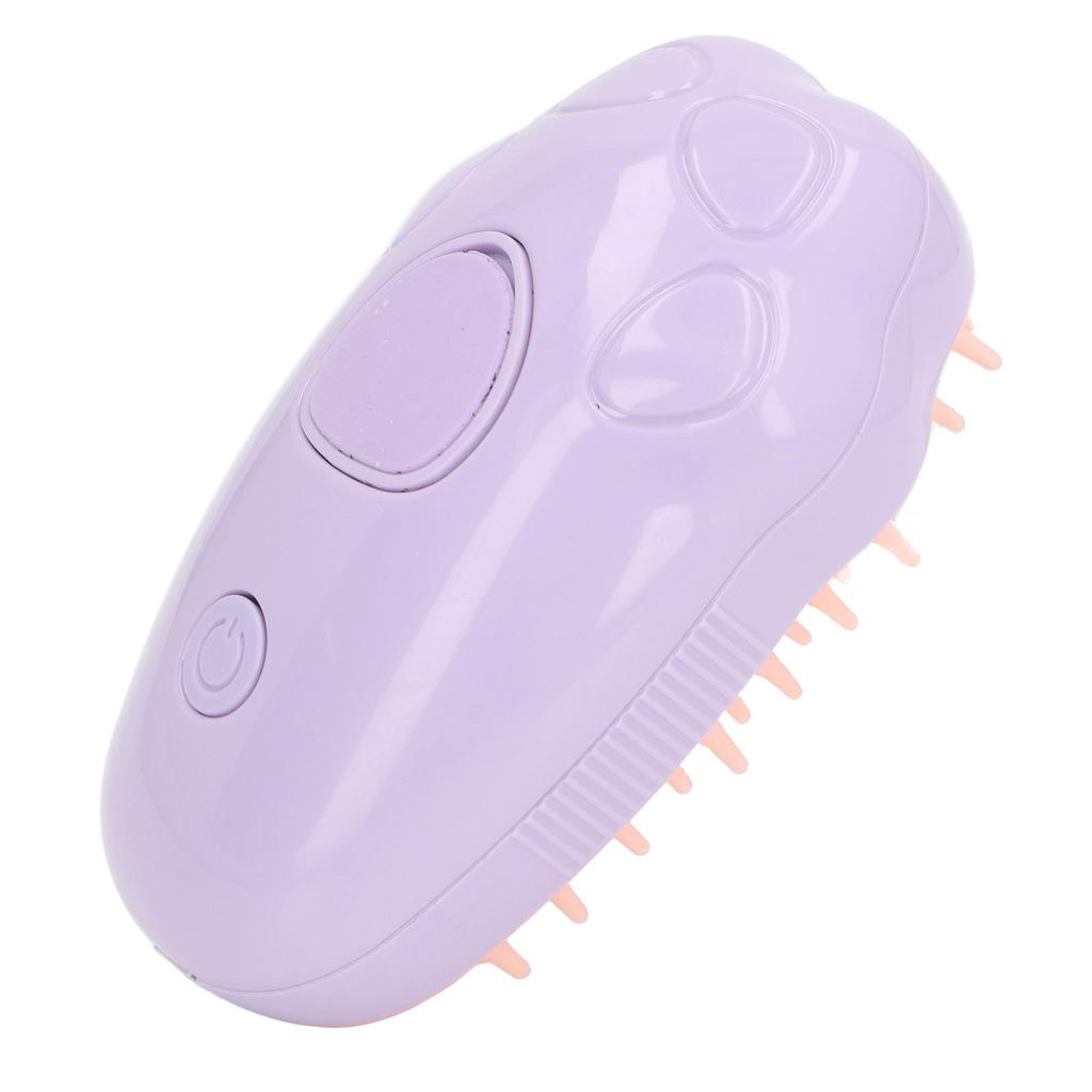 Pet Steam Brush Wet Dry Use Grooming Loose Hair Removal Electric Pet Bath Massage Brush for Cat Dog