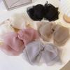 New Fashion Bow Hair Clip Women Elegant Solid Bowknot 3-Layer Satin Hairpin Barrettes Girls Ponytail Clip Hair Accessories