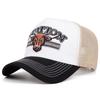 New Hot Sale Unisex Sun Hat Hip Hop Mesh Trucker Hat Classic Pattern Breathable Summer Baseball CapStreetwear Cap for Men Women