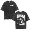 Yungblud IDOLS Album Tour  T Shirts Men Women Clothing Washed Vintage Short Sleeve Tshirts Oversized Casual Cotton Tshirt
