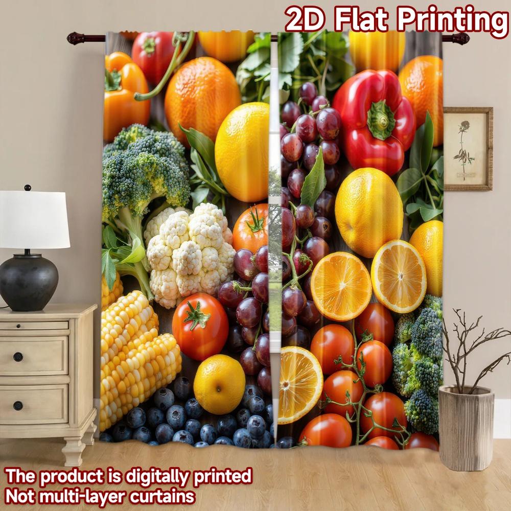 2D plat Fotografie Achtergrond Feest Achtergrond Kleurrijk Vers Product Arrangement 100% Polyester Levendige Reünie Perfect voor
