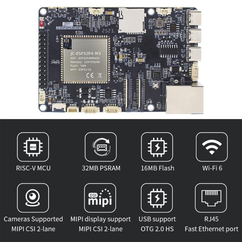 P4 Modul Entwicklungsplatine Prozessor mit zwei Kernen Drahtlose Verbindung Und GPIO-Erweiterung