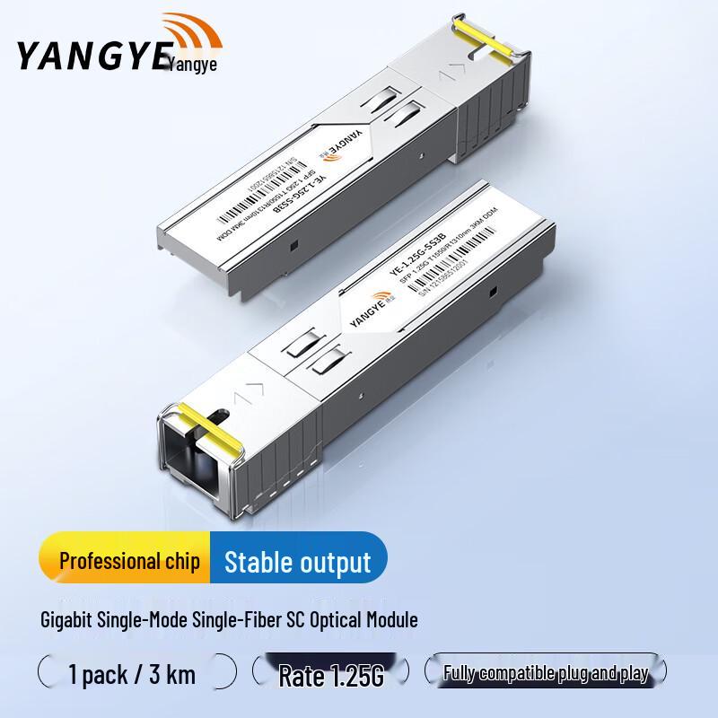 YY 1.25G SFP Gigabit BIDI Single-Fiber Optical Module