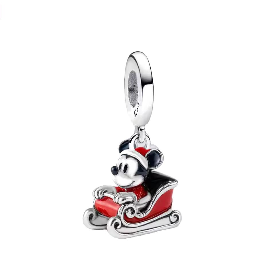 Christmas Cartoon Charm Beads Collection Pendant Charms Festive Santa Cute Animal Design Beads for Women DIY Jewelry Accessories