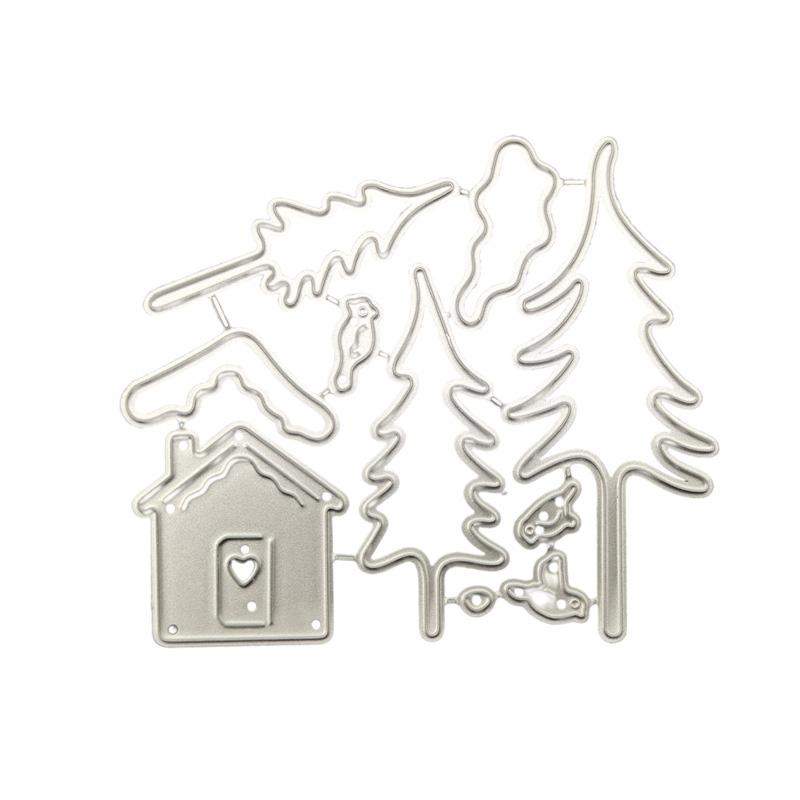 Matrices De Découpe En Métal De Noël, Pochoirs De-JH072503