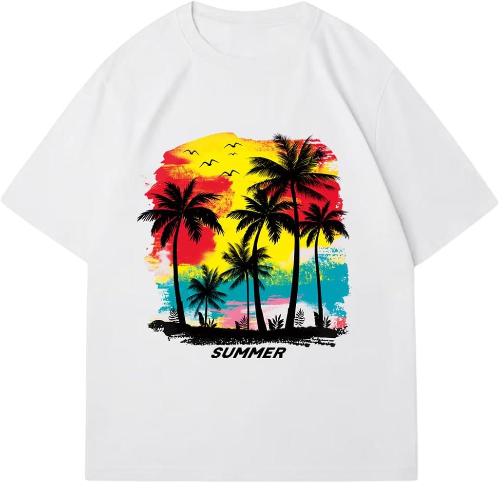 Unisex Shirt Cotton Oversize Large Size Men's Graphic Letter Print Tees Crewneck Short Sleeve Baggy Drop Shoulder Vintage T Shirts Streetwear