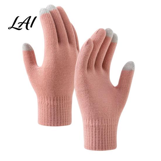 Daily Commuting Driving Gloves Knitted Touchscreen for Women Men Winter Warm Five Finger Gloves Mens Womens Thermal Cold Weather Texting And Outdoor