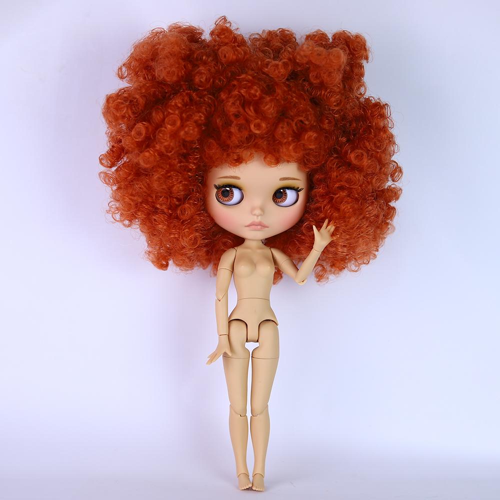 ICY DBS Blyth Doll 1/6 Joint 30cm Brown Skin Matte Face Toothed Mouth Girl Doll BJD Toy Gift