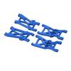 RC Front and Rear Lower Suspension Arm Set Aluminum Alloy RC Swing Arm Set for LOSI 1 10 22S 2WD RC Cars Blue