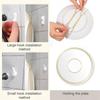 J1UL1N 20 Pcs Plate Hangers 4-12 Inch W/ Nails & Rubber Protectors