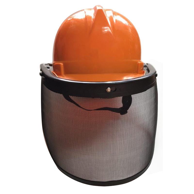 Chainsaw Safety Helmet Face Shield Protection With Mesh Visor For Stihl Trimmer