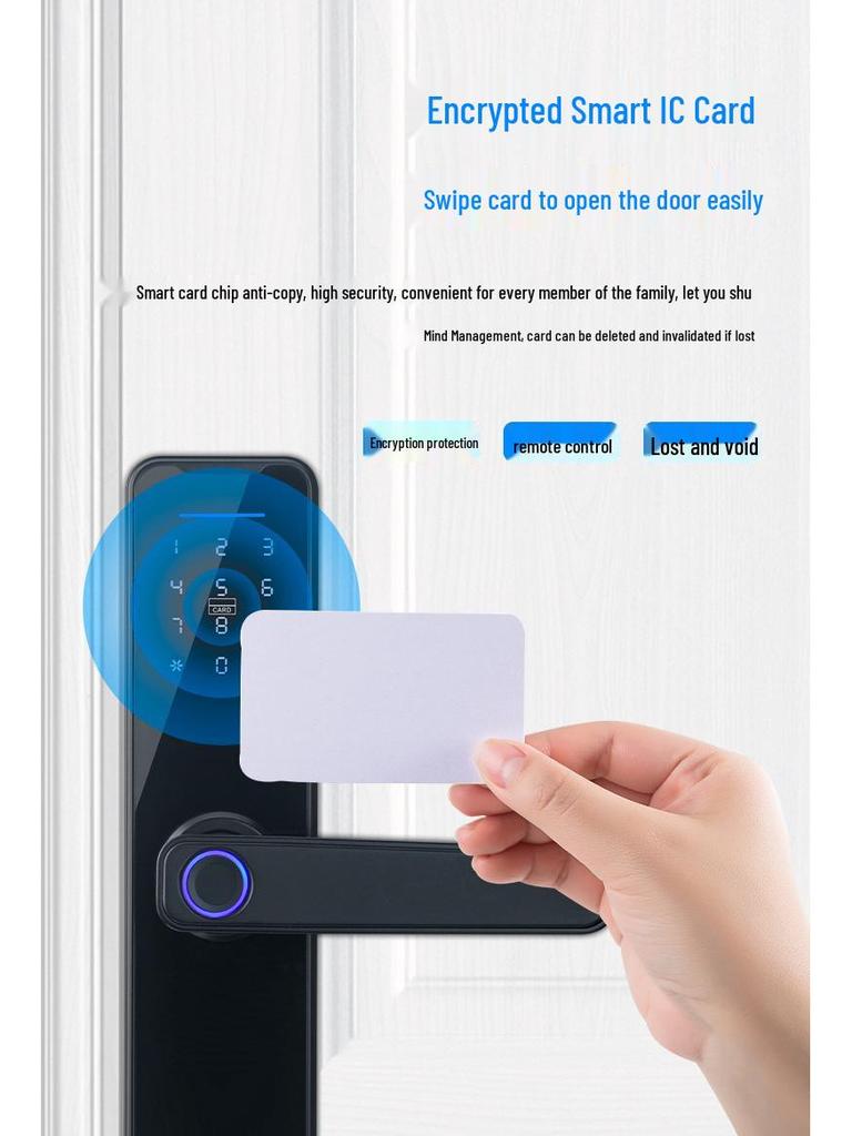 Smart Electronic Fingerprint and Password Lock for Interior Doors: Ideal for Bedrooms, Home Offices, Apartments, and More.