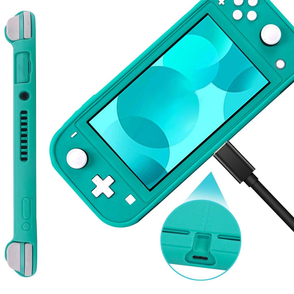 Switch Lite Cover Switch Lite Case TPU Material Integrated Full Protection Shockproof Special Handle Thin and Lightweight Easy to Put on and Take Off