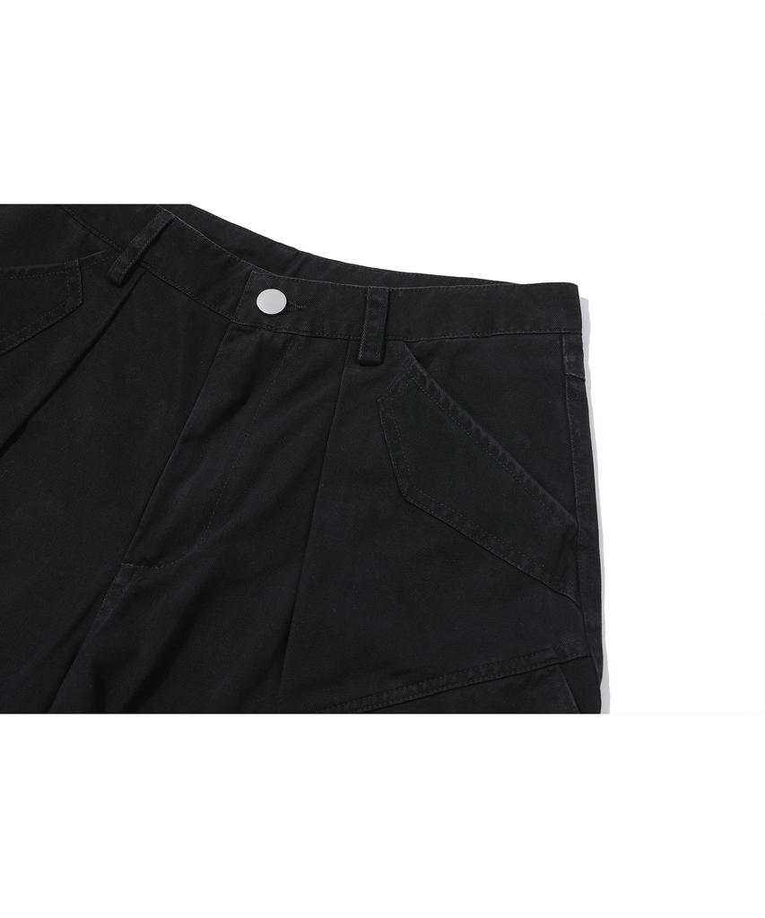 CPGN STUDIO Bermuda Cargo Cutout Pants Black