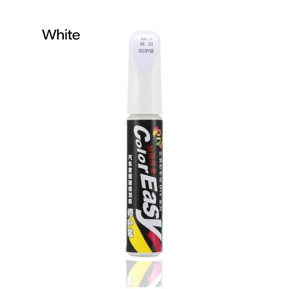 Rotulador para reparar arañazos en la pintura del coche, resistente al agua, para el cuidado de la banda de rodadura de los neumáticos del coche, mantenimiento del automóvil, color negro, blanco, rojo y plateado