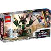 LEGO Super Heróis: Novo Ataque a Nova Asgard 76207 Blocos de Brinquedo Presente Super-Herói Quadrinho Americano Herói Sentai Meninos Idades 7 e Acima