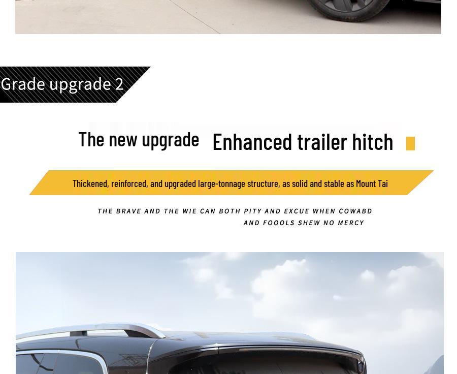 Ideal L9 Trailer Hitch Upgrade: Special Reinforced Version for L7/L8 Hitch & Rogue Tow Bar