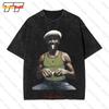 Reggae Lee Scratch Perry The Upsetter Jamaica Ska Two Tone Vintage Oversized T-shirt Ebk9