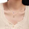 925 Silver Alphabet Pendant Necklace with Zircon Detailing - Women's Elegant & Unique Design