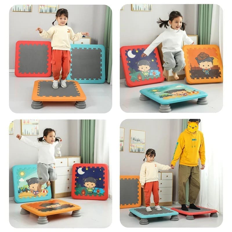 children's trampoline - blue