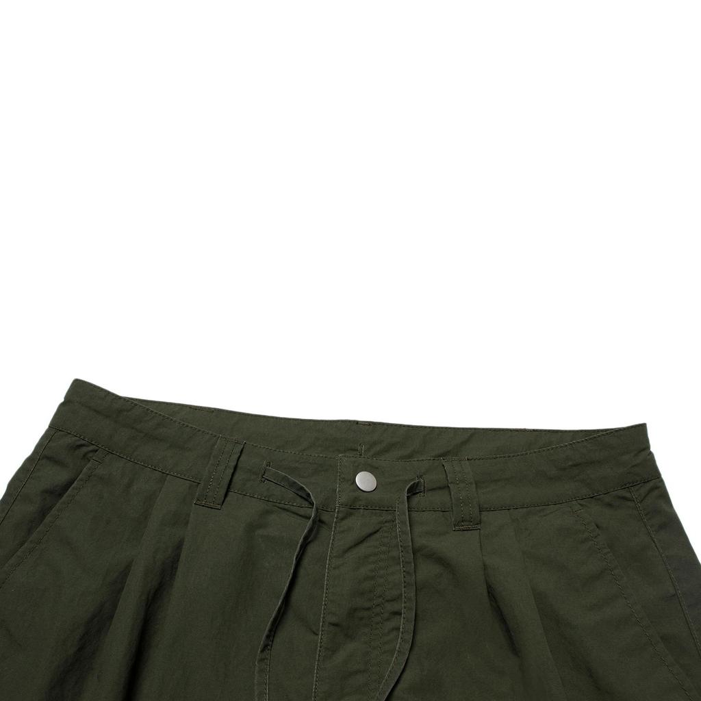 Li-Ning Embroidered Logo Shorts 'Dark Olive Green' Men's AKSS077-3