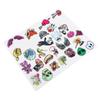Bike Helmet Stickers Decals 3D Stickers PVC Decorative Stickers Adhesive Cycling Accessory