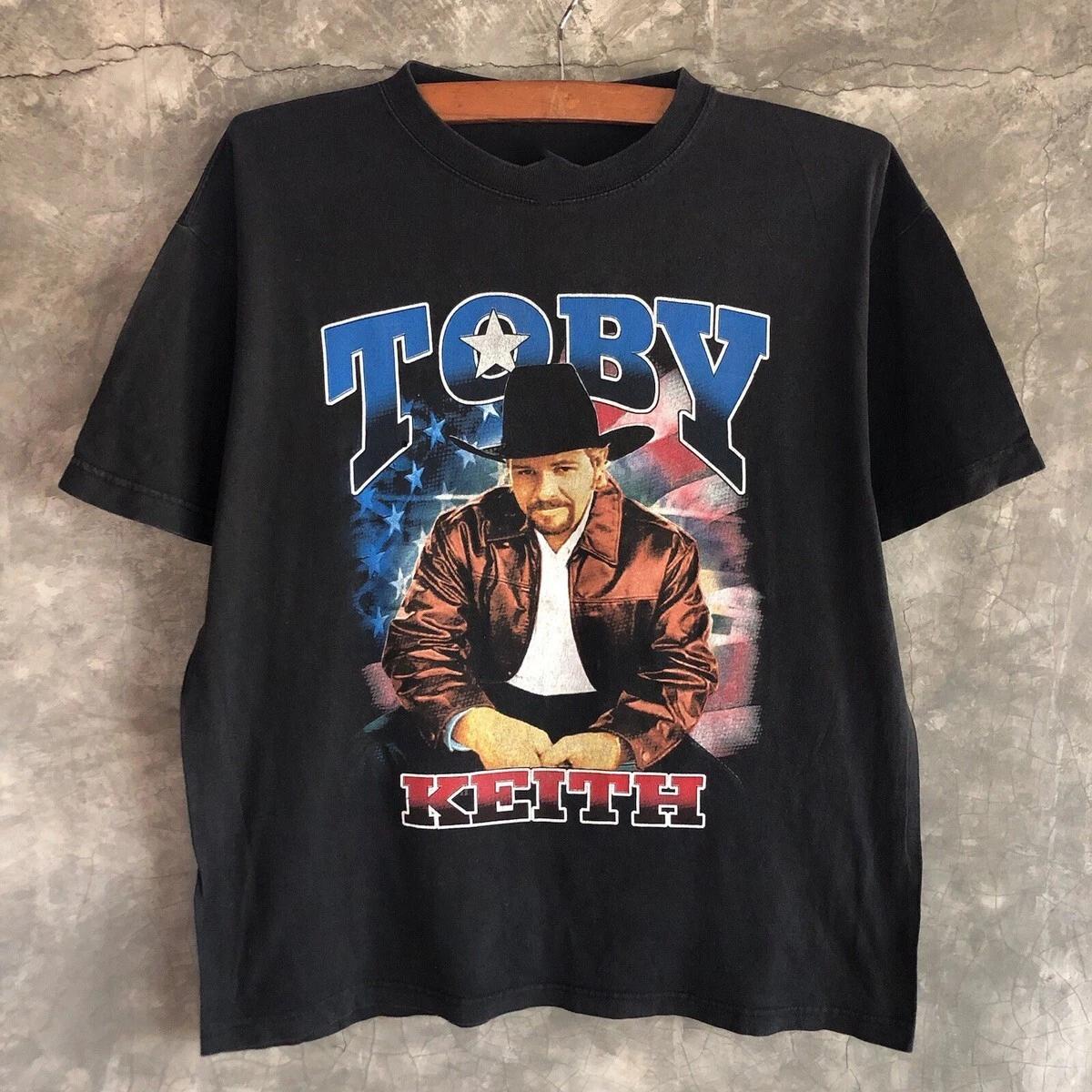 Vtg Toby Keith Music Lover Heavy Cotton Black All Size Shirt TR434 S