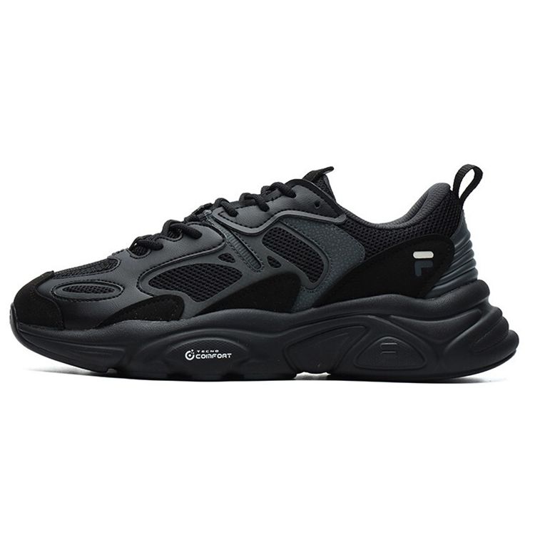 Fila Mars 2 Trendy Comfortable Low-Top Dad Shoes Men Sneaker Black Gray F12M124156FBD