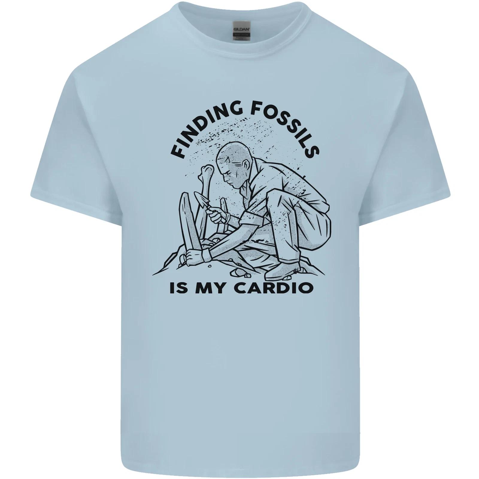 

Funny Palaeontology Finding Fossils is My Cardio Kids T-Shirt Childrens 2XL