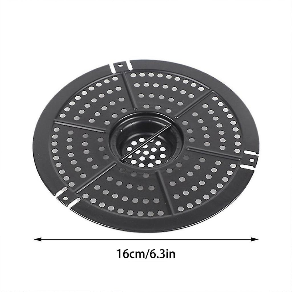 Air Fryer Replacement Parts Tray Upgraded Round Grill Crisper Plate Non-Stick Air Fryer Accessories Rack Dishwasher Safe