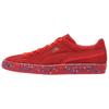 Suede Triplex Mono Red Paint Splatter Men Sneakers High-Risk-Red Team-Gold 386852-02