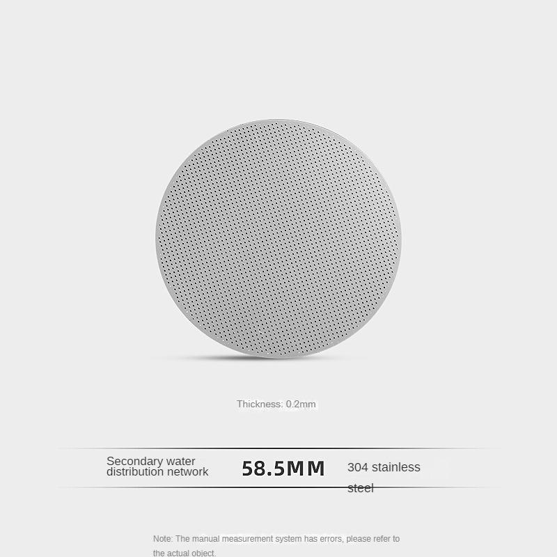 Espresso Puck Screen Kaffeefilter 51mm 53.5mm 58.5mm Wiederverwendbarer Halter 0.2mm Für 51mm 54mm 58mm Siebträger Barista Zubehör
