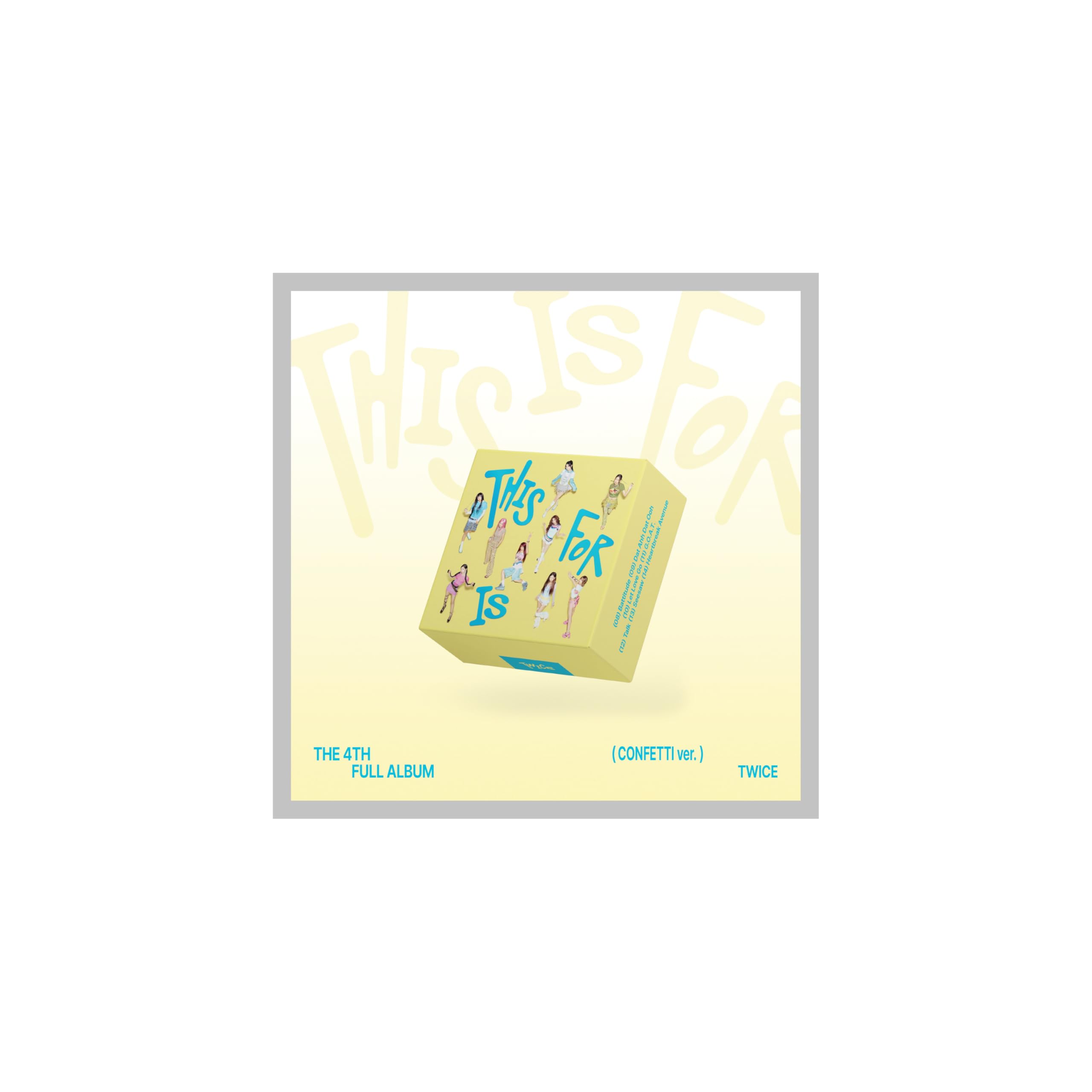 

TWICE ЭТО ДЛЯ 4-го альбома с отслеживанием запечатанный (Версия КОНФЕТТИ)