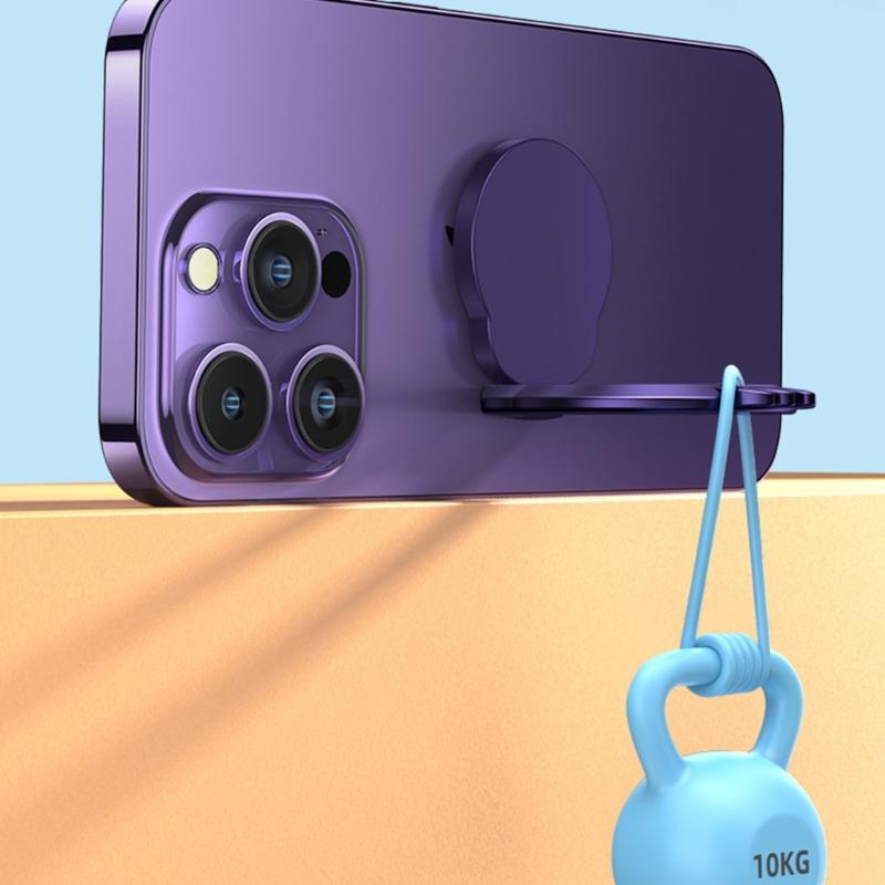 Uchwyt pierścieniowy na telefon, Stojak pierścieniowy na palec : Uniwersalny uchwyt na telefon komórkowy ze stojakiem, pasujący do większości telefonów komórkowych