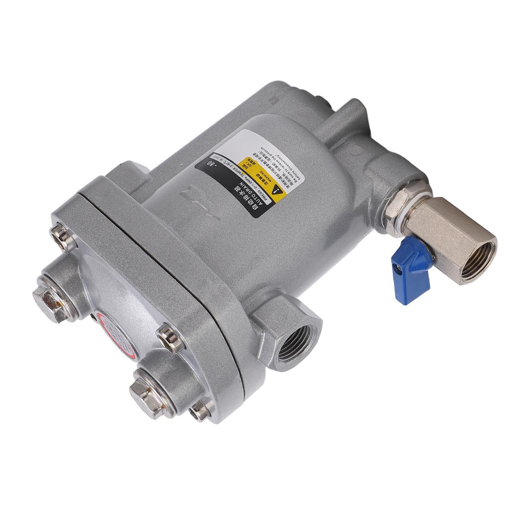 Automatic Drain Valve High Pressure Floating Design Anti Clogging Air Tank Automatic Drain Trap Water Drainer ADTV 80
