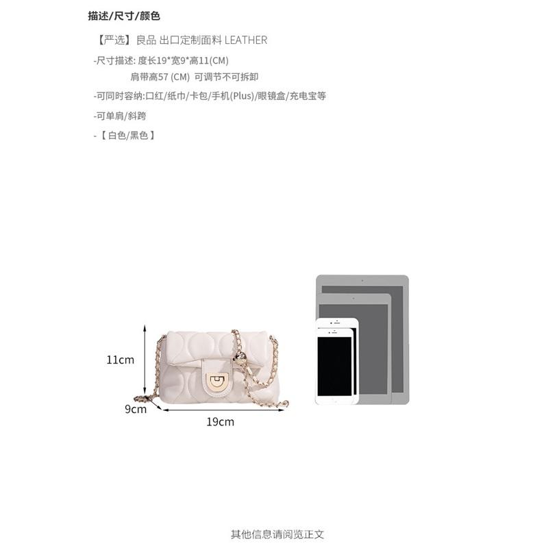Elegant Chain Square Mini Bag For Women Fashion Versatile Single Shoulder Crossbody Handbag