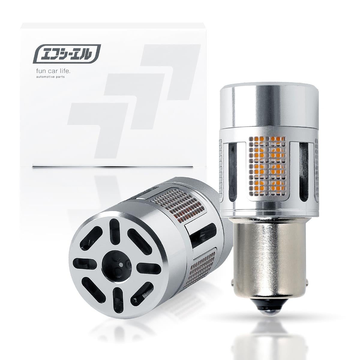 фкл. (фкл.) светодиодная лампа для поворотника s25 stealth со встроенным резистором для автомобиля