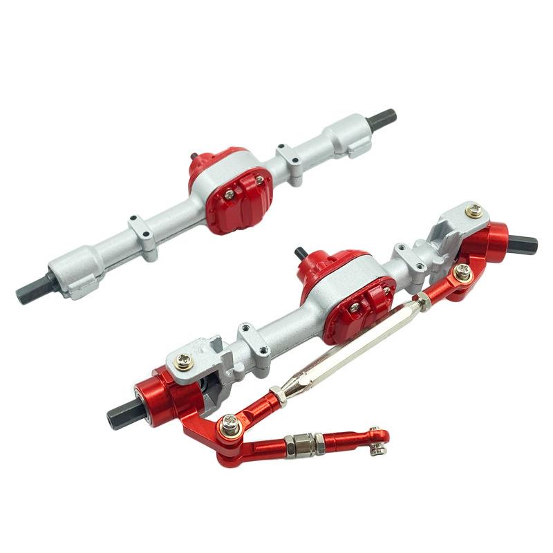 For MN D90 D91 D96 D99S MN90 MN96 MN99 MN99S FJ45 Metal Axle Assembly RC Car Spare Parts Upgrade Bridge Assembly Front Rear Axle