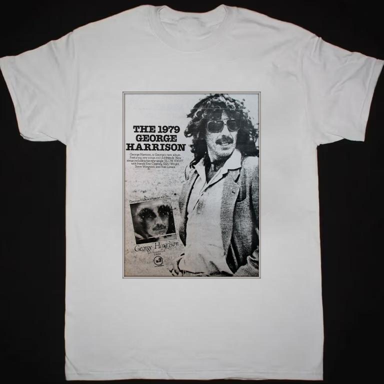 The 1979 George Harrison Poster WHite Shirt Unisex All Sizes LO619 XXXL