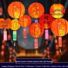 Chinese New Year Fu Character Paper Lantern - Spring Festival Atmosphere Decoration with Ancient Style Pendant