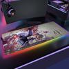 Rgb Xxl Mouse Pad Large Gamer Mousepad Anime Street Fighter Deskmat Gaming Pc Setup Accessories Desk Mat Computer Table Mausepad