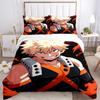 Powerful Anime Hero Print 3Pcs Bedding Setduvet Cover With 2 Bedropillowcase Home Birthday Gift