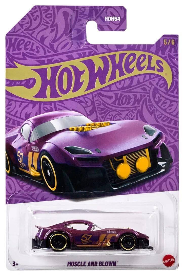Hot Wheels Пурпурный Масл и Блоу, 57-я годовщина