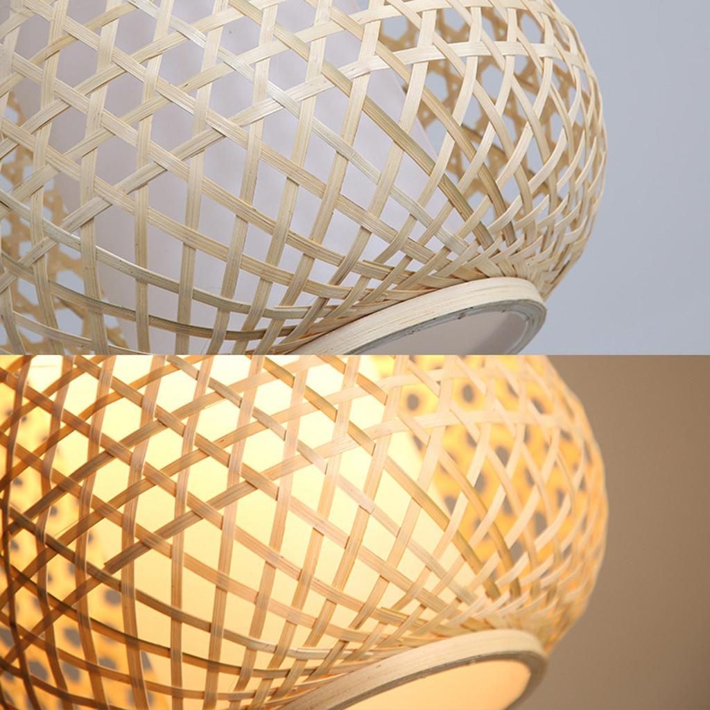 Elegant Bamboo Pendant Light Fixture for Home Decor