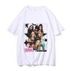 Katseye Graphic Short Sleeve T Shirt Kpop EYEKONS Fan Merch For Women Y2K Oversized Streetwear Summer Casual Top Tee