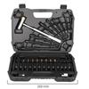 21PCS Industrial Grade Steel Punch Set with Smart Hammer and Non Slip Bench Block for DIY and Professional Use