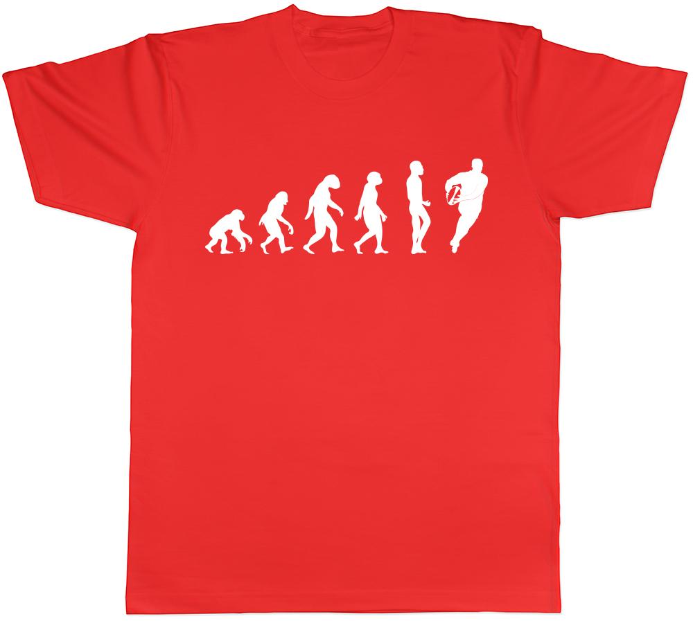 Evolution of Rugby Mens Womens Ladies TShirt Tee S