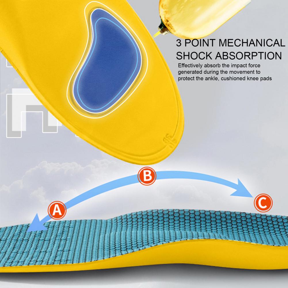 2 Pairs Sports Insoles Unisex Improve Posture Orthotic Insoles Comfort Sole Insole for Bunions Arch Support Foot Fatigue Relief