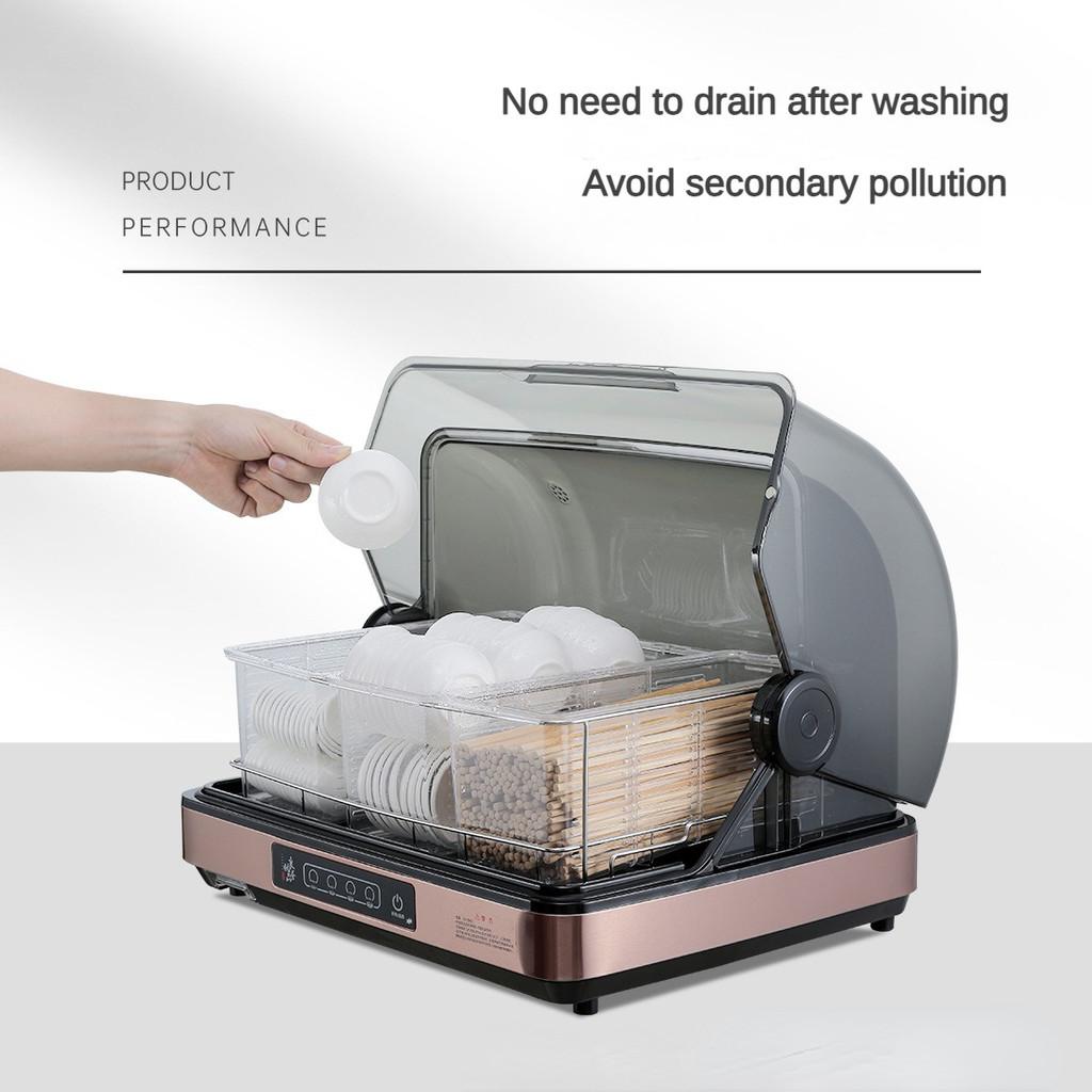 40L Desktop UV Disinfection Cabinet Household Tableware Drying Machine Small Multifunctional Sterilization Equipment